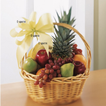 Send a basket with fruits - Fruit freshness