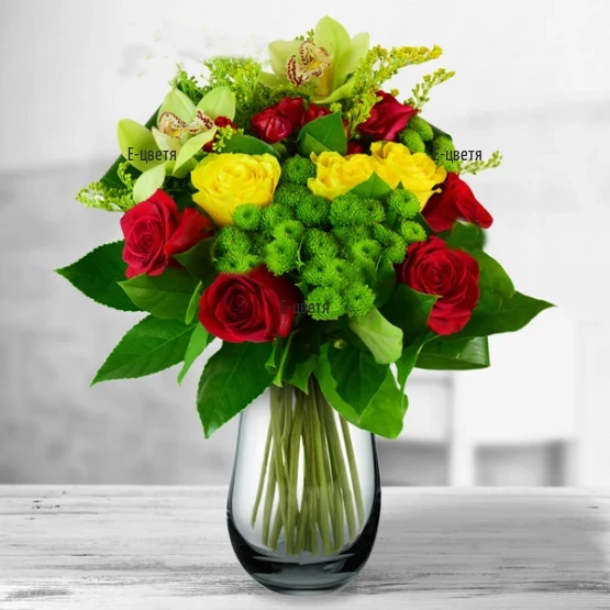 Send nice bouquet of flowers to Bulgaria