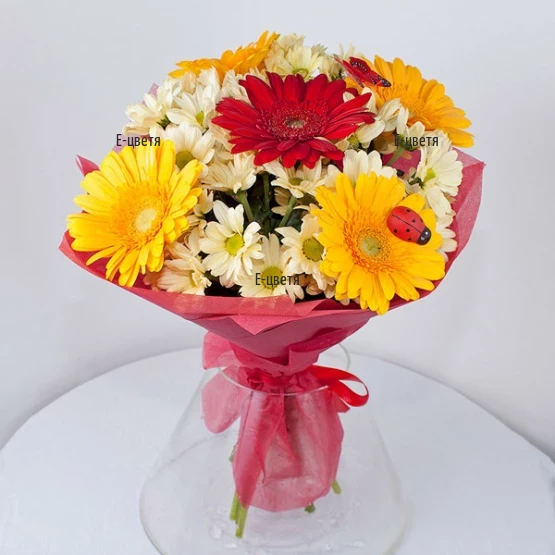 An online order - send a flower bouquet for all occasions.