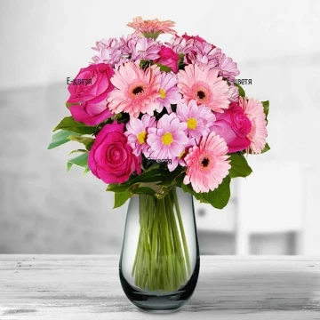 Send tender flower bouquet to Bulgaria