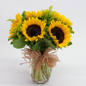 Send a bouquet of sunflowers