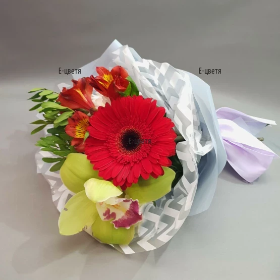 Доставка на букет от свежи цветя до адрес