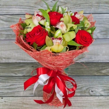 Bouquet suitable both for a gift as a sign of appreciation, gratitude or love, as well as for special events such as an important anniversary.