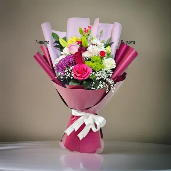 Send bouquet of flowers Festive fiesta to Bulgaria