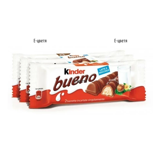 Поръчка на шоколадови десертчета Kinder Bueno