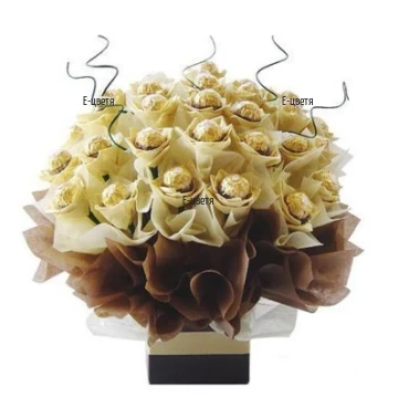 Stunning, original, unique gift of Ferrero Rocher chocolates