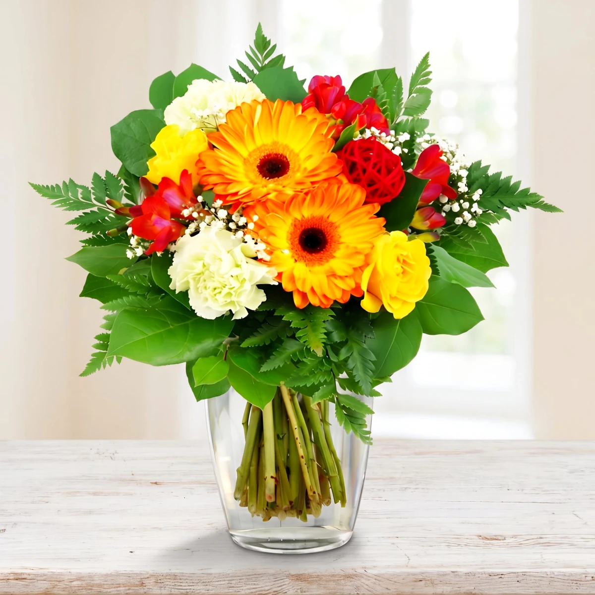 Send flower bouquet by courier - Fresh morning