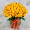 Send bouquet of 101 yellow roses to Bulgaria