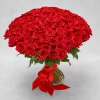 Send a bouquet of 101 red roses by courier