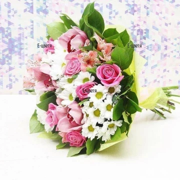 Send a bouquet of orchids and flowers