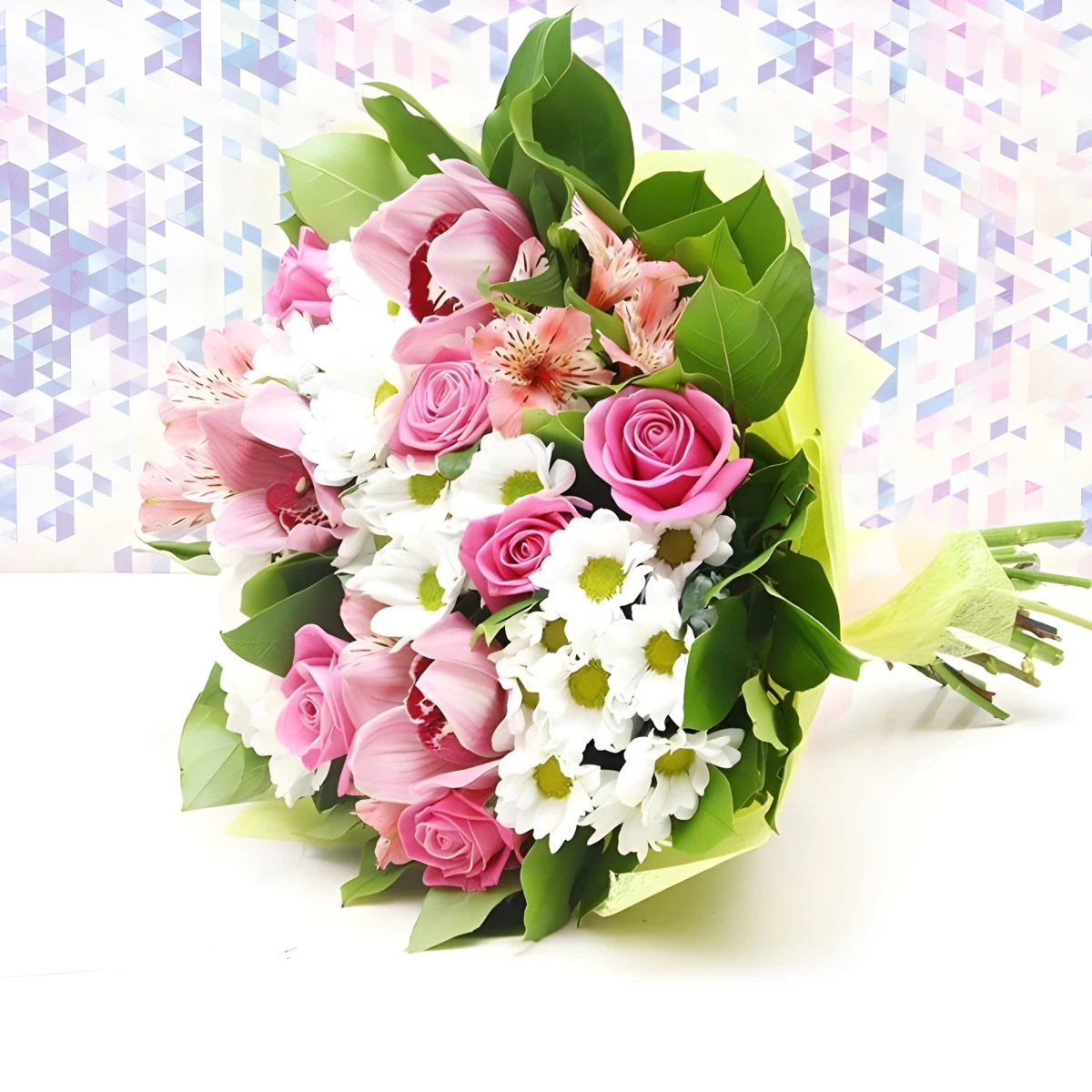 Send a bouquet of orchids and flowers