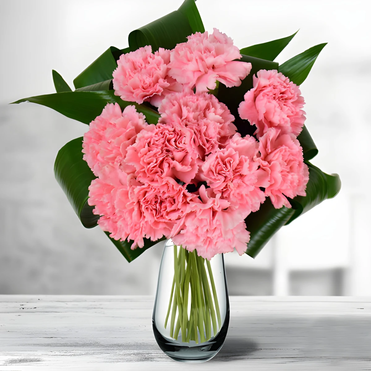Order online bouquet of Pink carnations