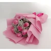 Send a bouquet of delicate pink roses.