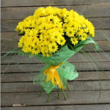 Send a bouquet of chrysanthemums.