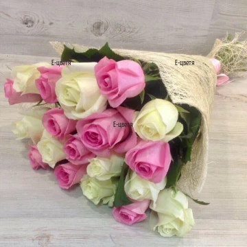 A bouquet of tender roses Unity