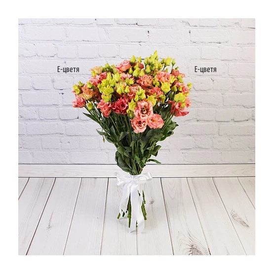 Send to Bulgaria bouquet of delicate eustomas