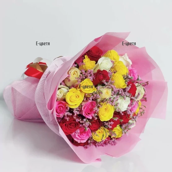 Send to Bulgaria a bouquet of 31 roses
