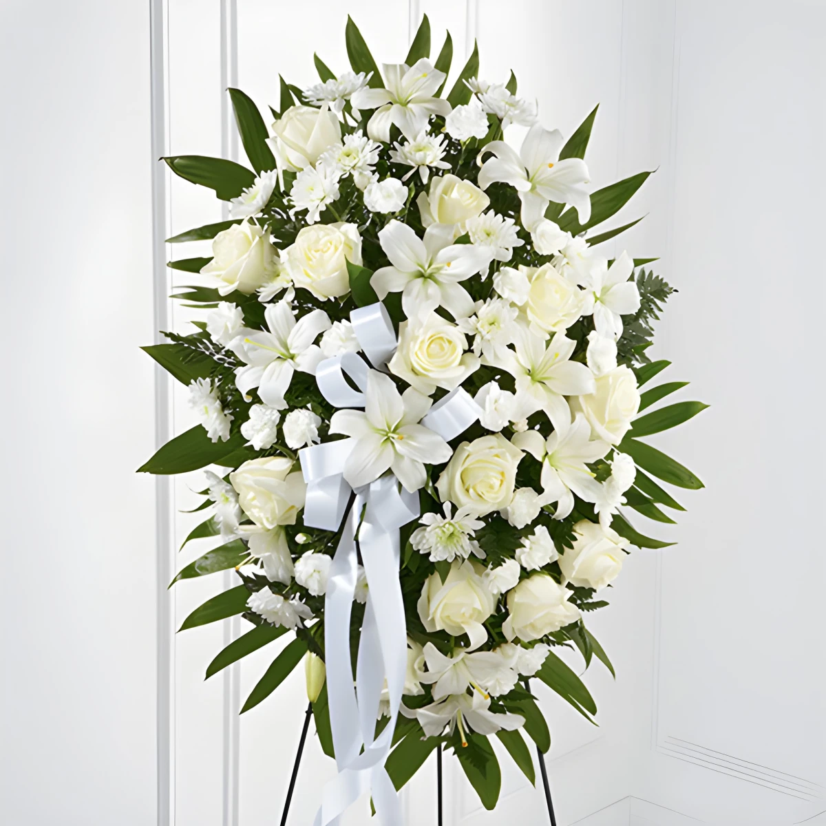Sent to Bulgaria condolence wreath of flowers