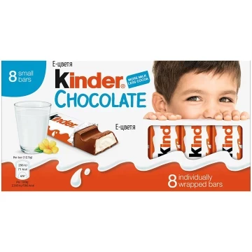 Kinder шоколадчета